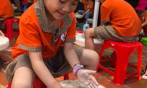 Trường MN Quảng Châu tổ chức cho trẻ tham quan, trải nghiệm tại TP Thanh Hóa năm học 2023 - 2024