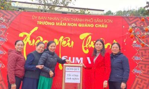 Trường Mầm Non Quảng Châu phát động chương trình "TẾT VÌ HỌC SINH NGHÈO" bằng việc ủng hộ những học sinh có hoàn cảnh khó khăn trong dịp tết Ất Tỵ năm 2025