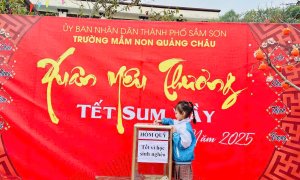 Trường Mầm Non Quảng Châu phát động chương trình TẾT VÌ HỌC SINH NGHÈO bằng việc ủng hộ những học sinh có hoàn cảnh khó khăn trong dịp tết Ất Tỵ năm 2025