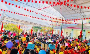 Trường MN Quảng Châu hân hoan tổ chức ngày hội đến trường của bé năm học 2025-2026