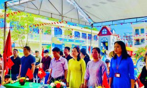 Trường MN Quảng Châu hân hoan tổ chức ngày hội đến trường của bé năm học 2025-2026