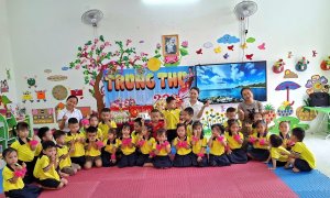 Trường MN Quảng Châu tổ chức ngày hội Vui trung thu năm học 2025-2026